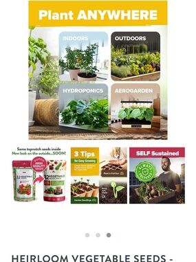 Heirloom Vegetable Seeds Pack by